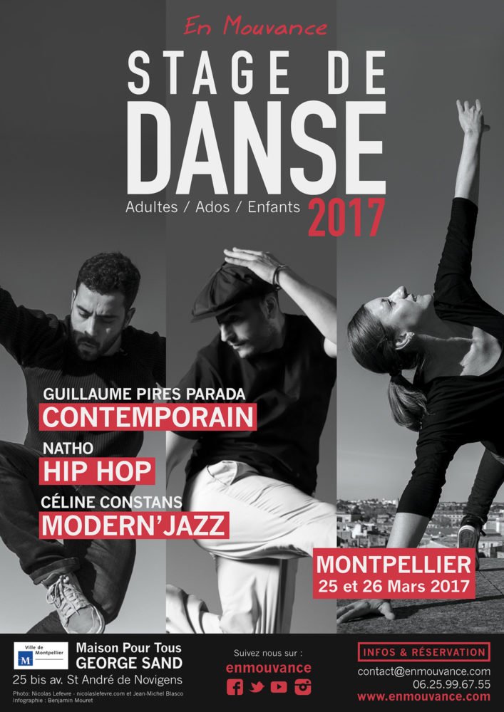 Affiche Stages de danse 2017