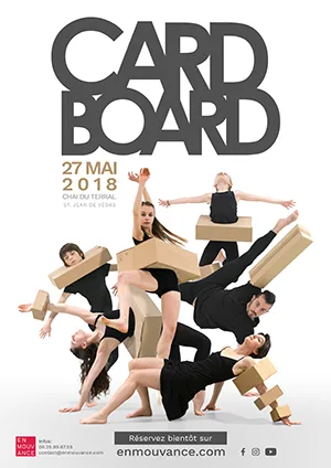 Affiche Cardboard Spectacle de danse 2018
