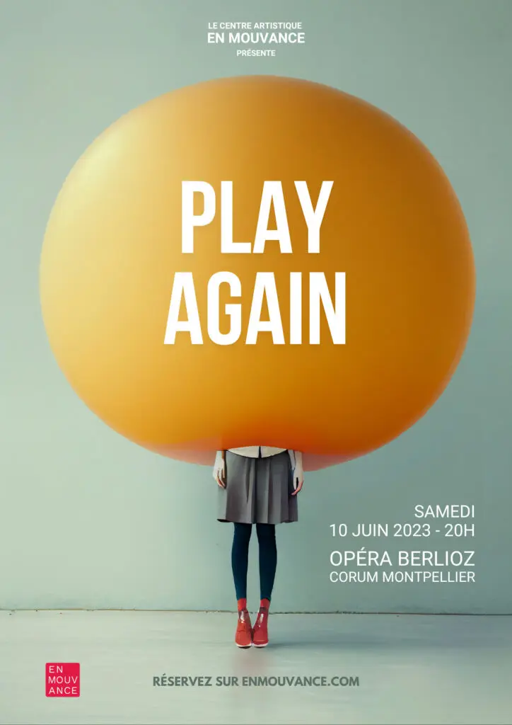 Affiche spectacle de danse Pay Again